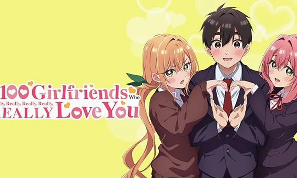 Sinopsis Anime Percintaan 100 GIRLFRIENDS LOVE YOU Beserta Link Nonton