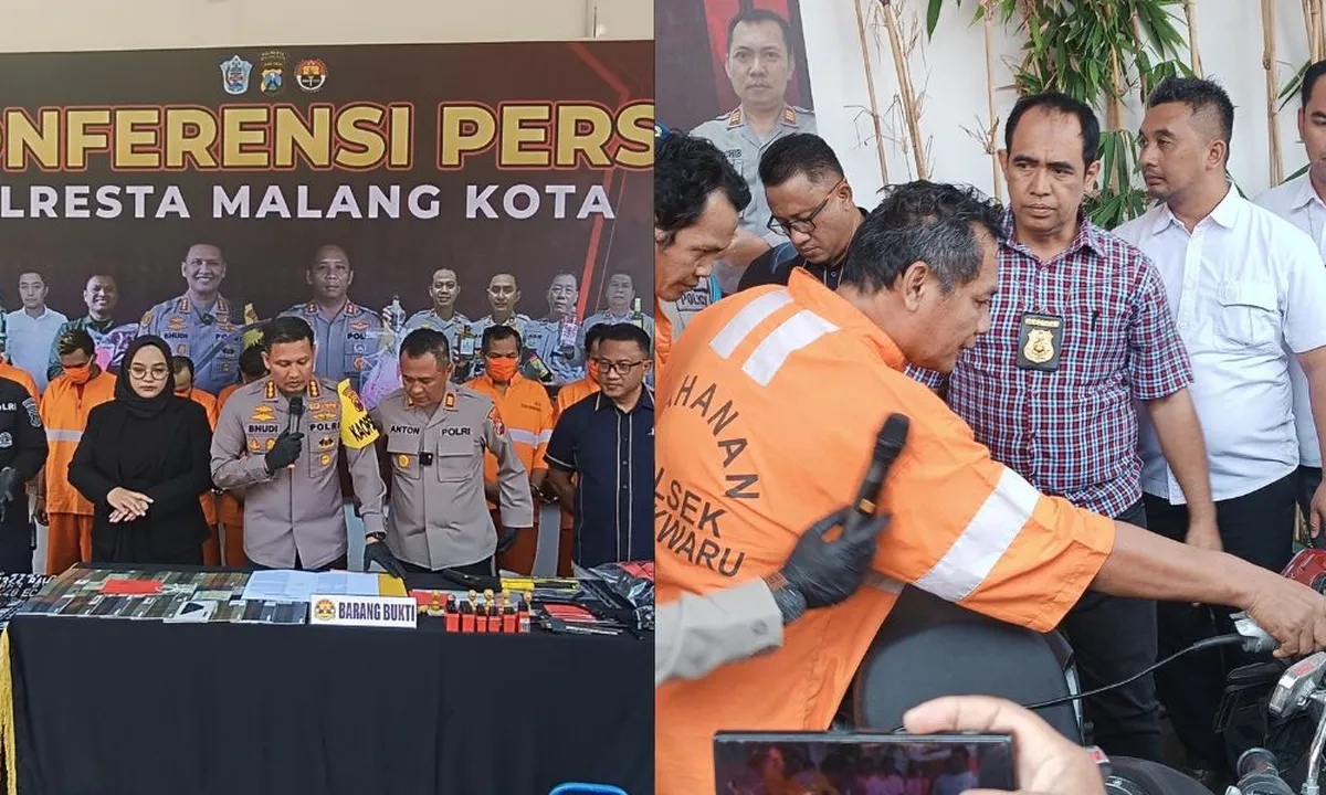 STNK dan BPKB Beli Online, Sindikat Curanmor di Malang Ganti Nomor Rangka dan Mesin