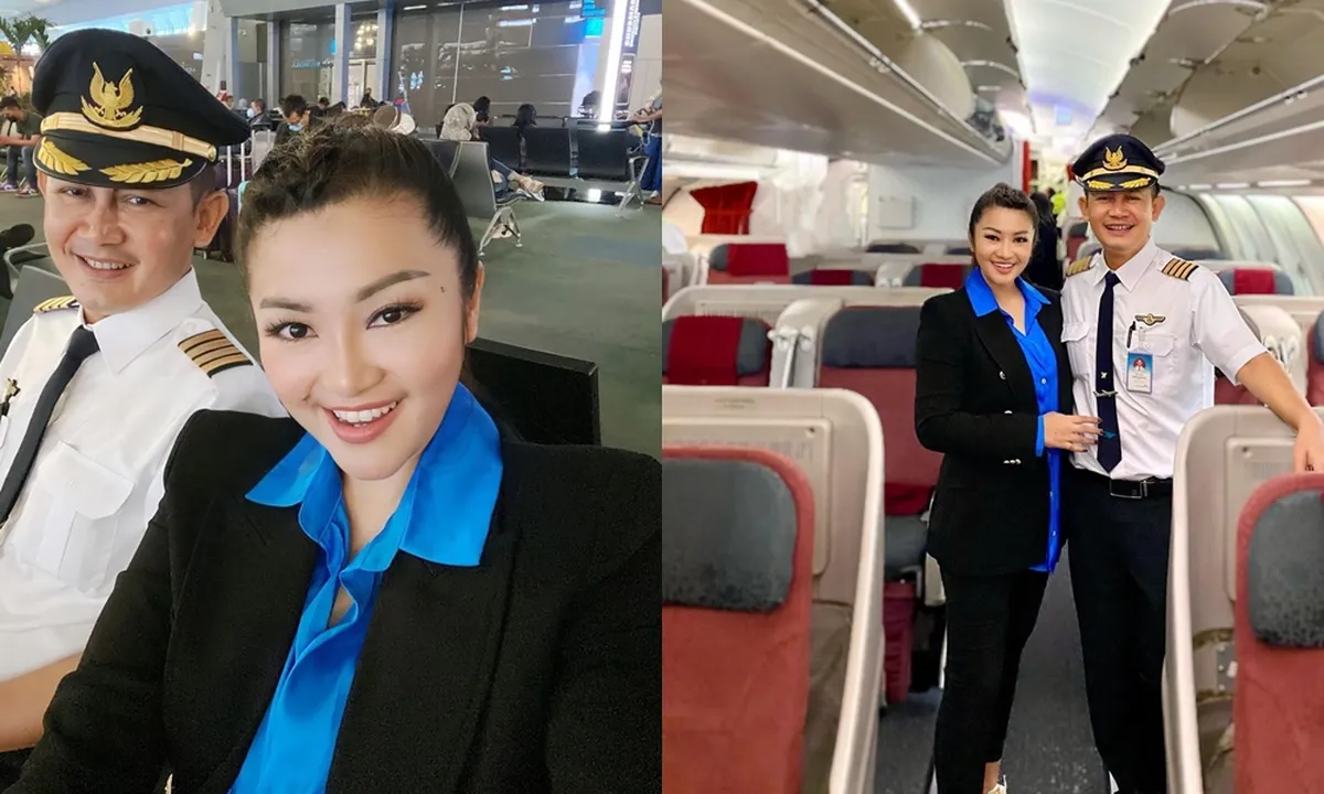 Suami Fitri Carlina Pensiun Dari Pilot, Fokus Program Kehamilan?