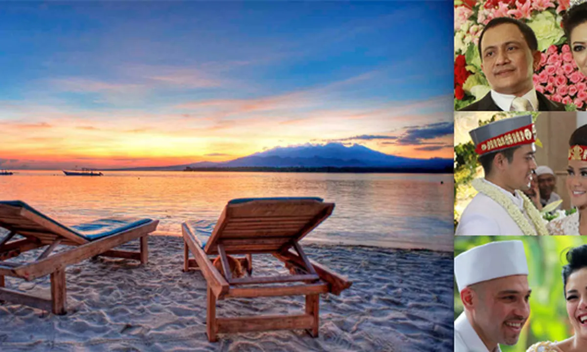 Tujuan Honeymoon Para Seleb, ke Mana Aja Sih?