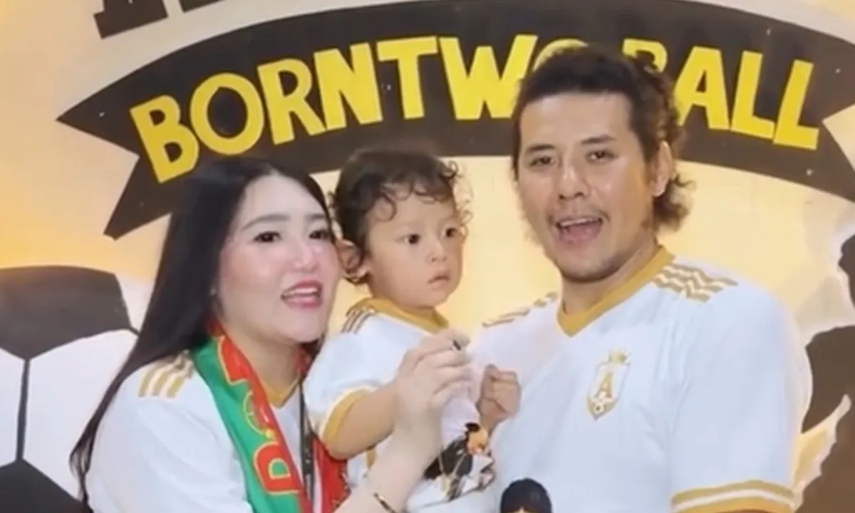 Via Vallen Rayakan Ultah Agham, Gelar Pesta Bertema Sepakbola