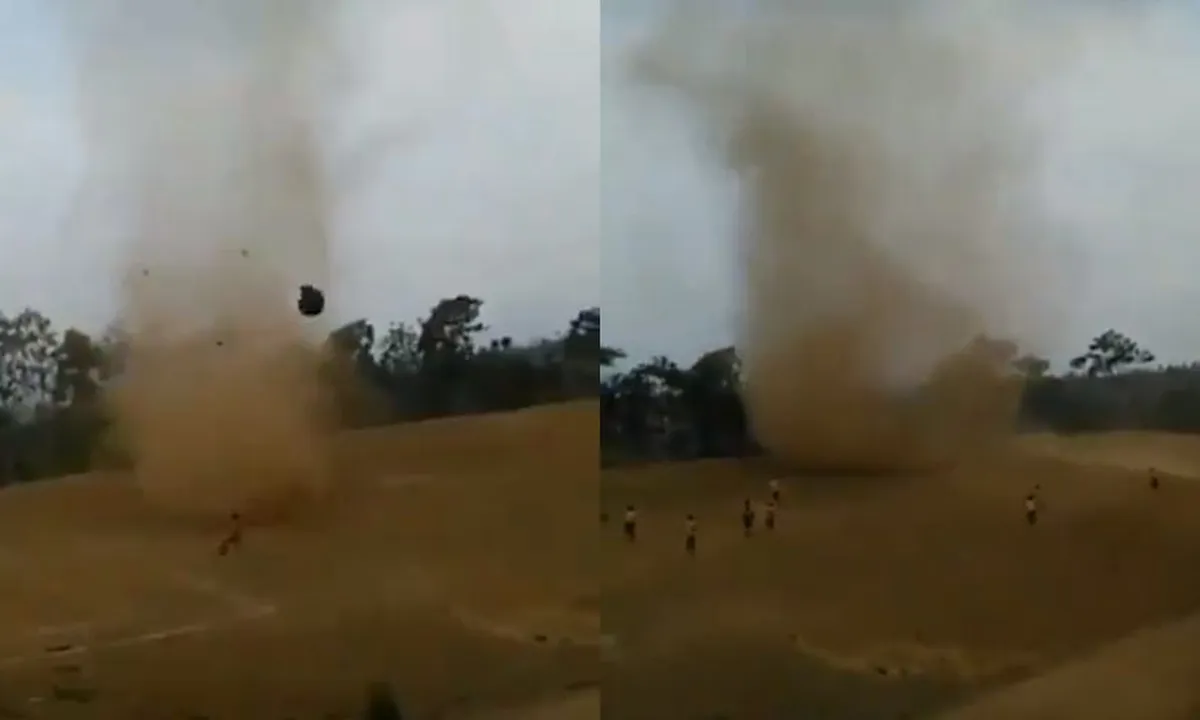 Video Angin Puting Beliung Ini Jadi Bukti Indonesia adalah Negara Paling Santai?