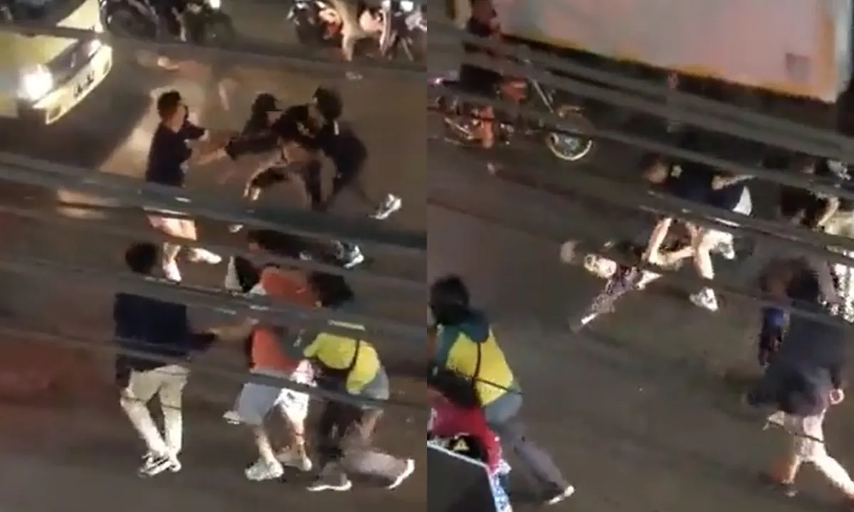 Video Viral Pria Dikeroyok Hingga Roboh di Jalan