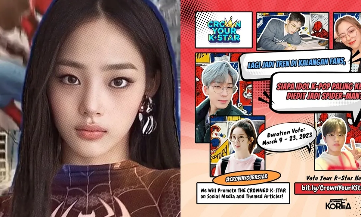 [VOTE HERE] Ketika Minji NewJeans Diedit Jadi Spider-Man, Cewe Cool yang 'Ganteng'