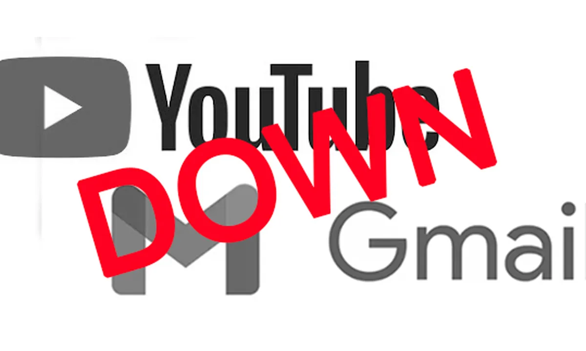 Youtube, Google dan Gmail Down Secara Bersamaan, Langsung Jadi Trending Topic