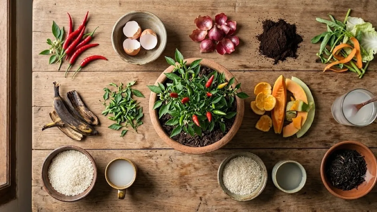 10 Bahan Dapur yang Bisa Digunakan untuk Merawat Tanaman Cabai agar Subur dan Berbuah Lebat