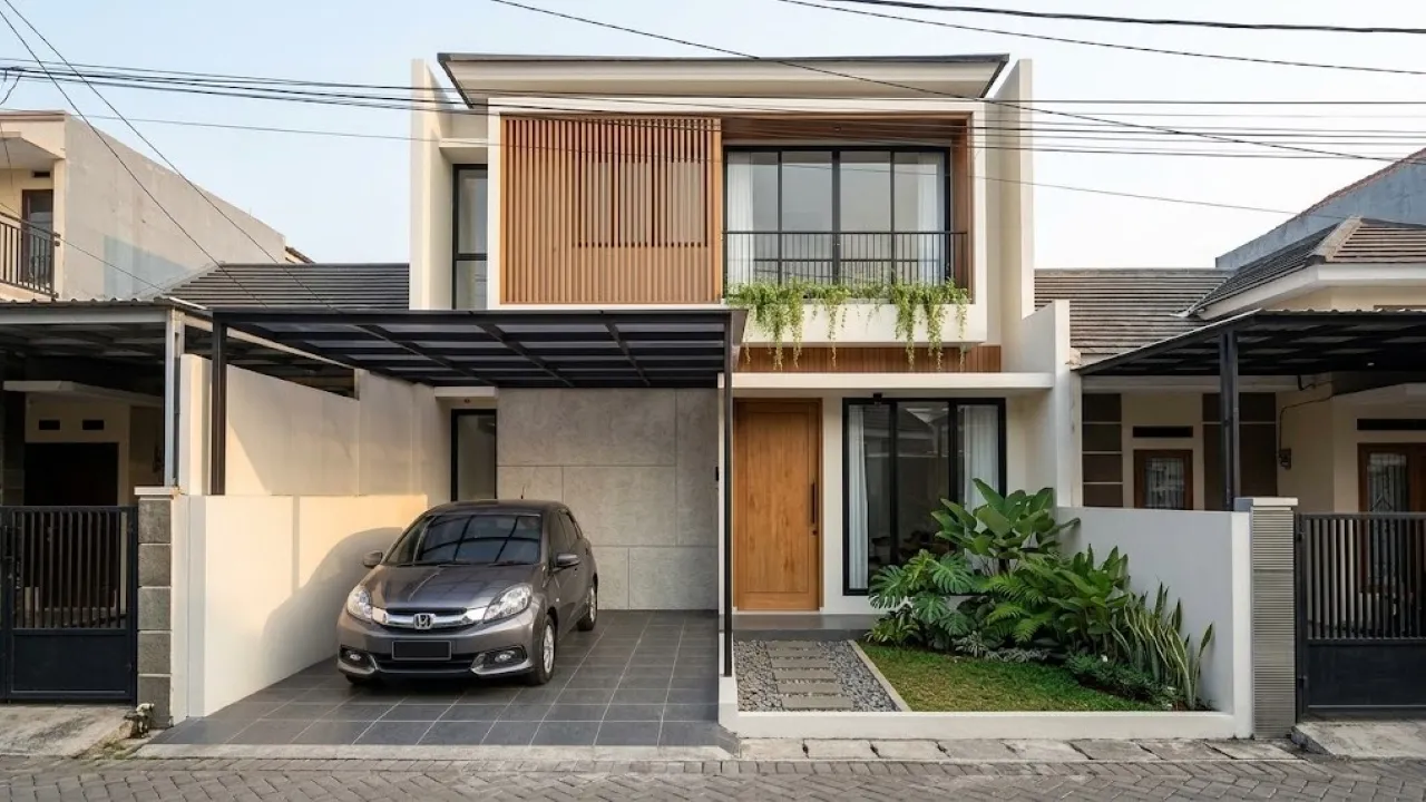 10 Desain Rumah Lebar 5 Meter Elegan, Tetap Nyaman di Lahan Terbatas