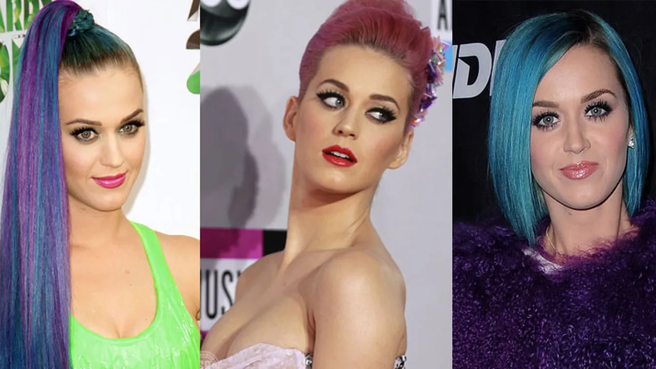 10 Gaya Rambut Nyentrik Katy Perry