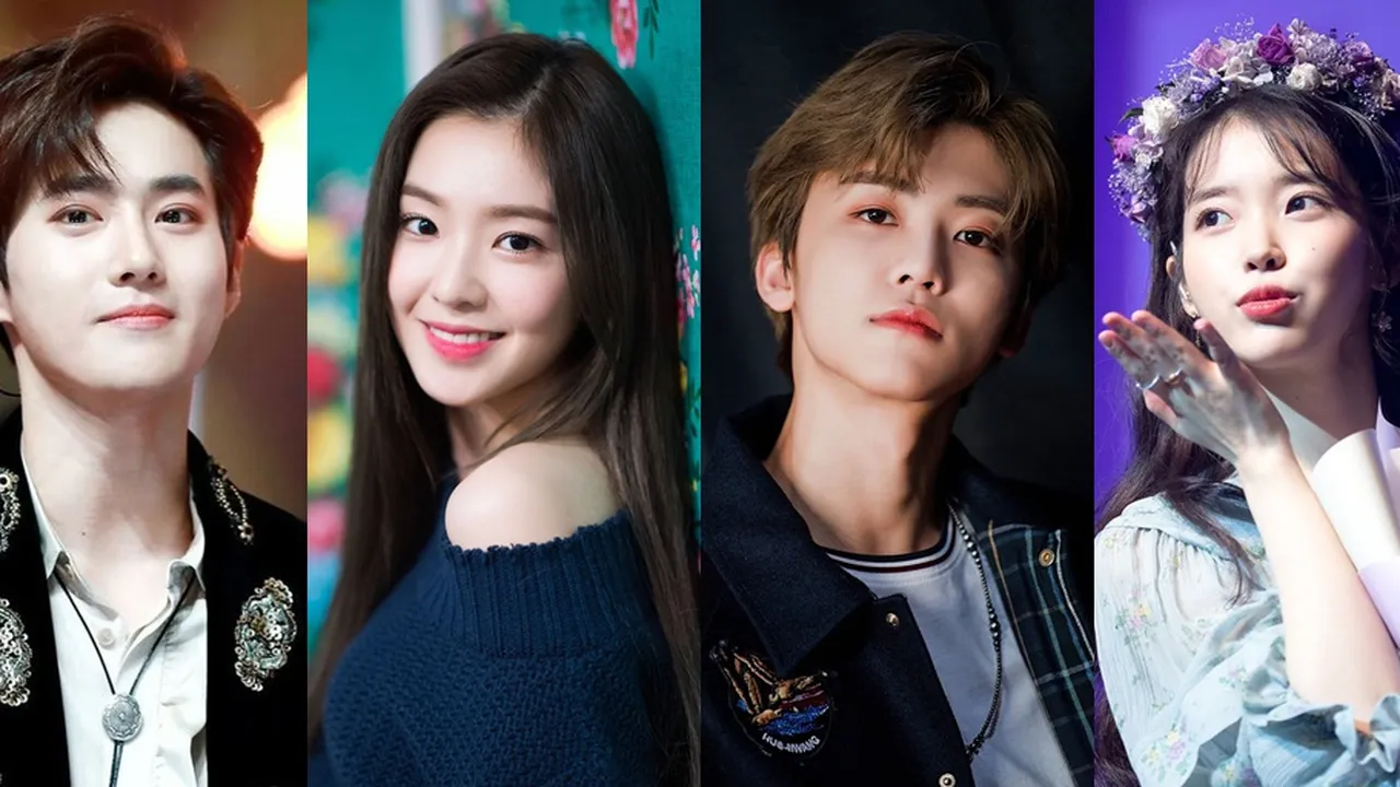 10 Idol K-POP yang Bikin Hati Adem Hanya Cukup Sekali Pandang: Suho EXO - IU