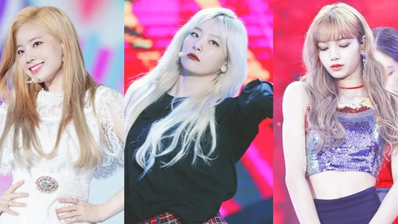 10 K-Pop Idol Cantik yang Tampil Semakin Memukau Dengan Rambut Pirang di 2018