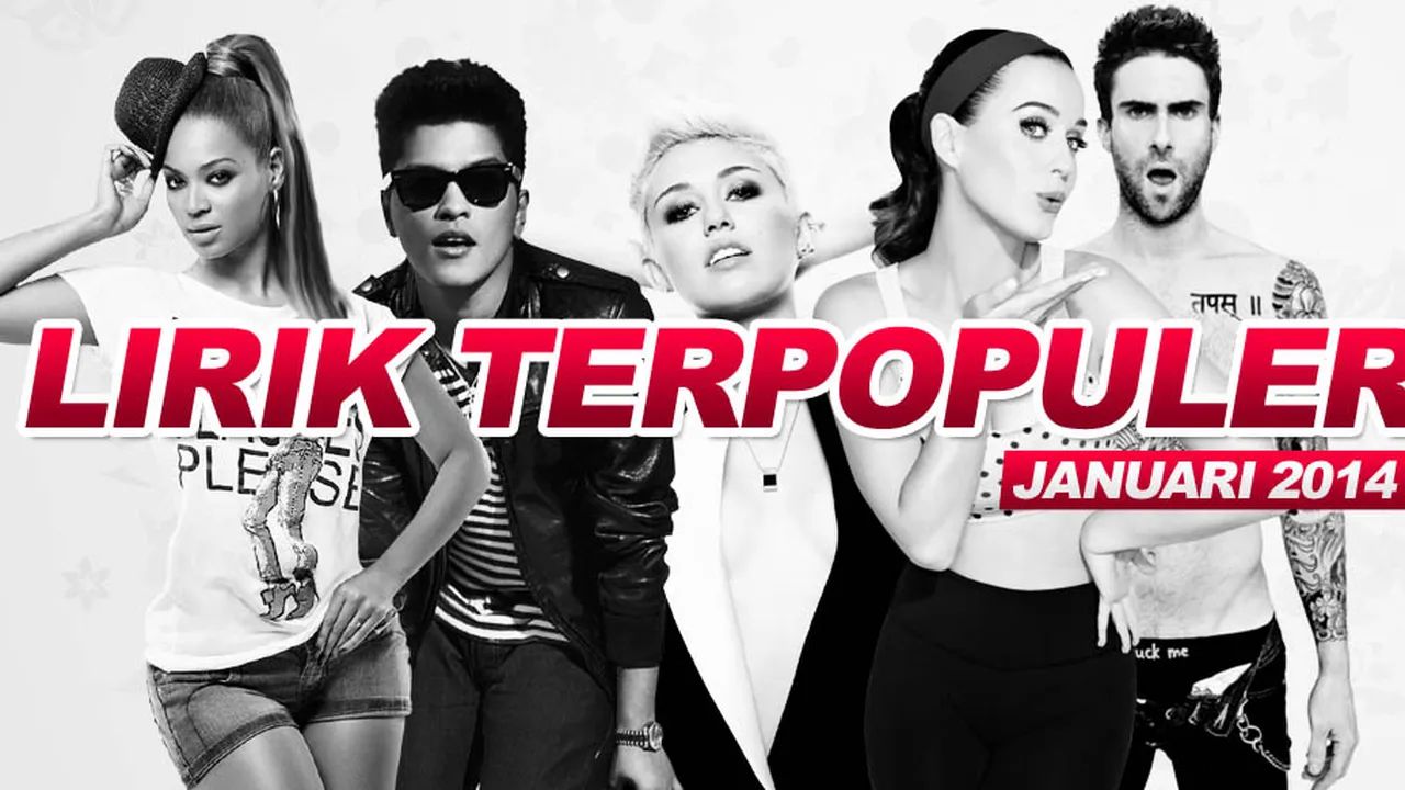 10 Lirik Lagu Manca Paling Laris Sepanjang Januari 2014!