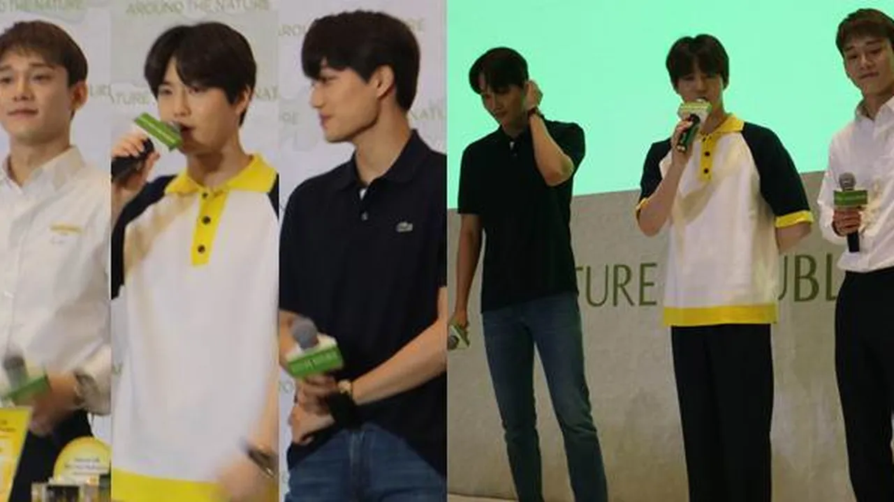 10 Potret Chen, Suho & Kai EXO di Jakarta, Dapat Kemeja Batik - Teriakan Histeris