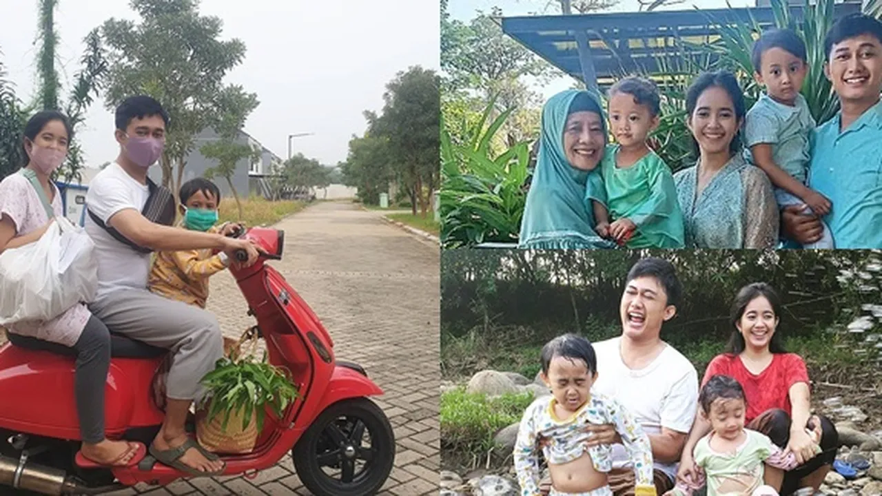 10 Potret Harmonis Keluarga Bobby Tince, Kompak Jualan Sayur - Masak Bareng di Dapur