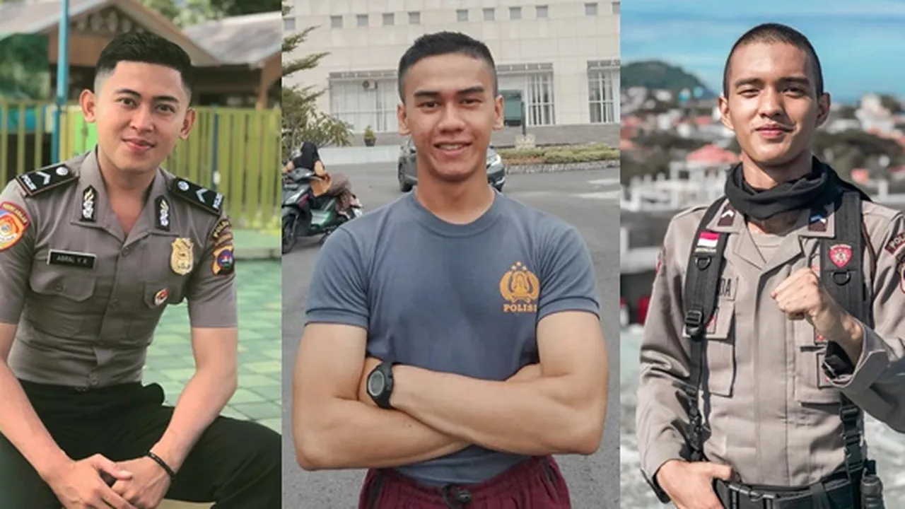 10 Potret Polisi Ganteng Tanah Air, Bikin Cewek-Cewek Siap 86!