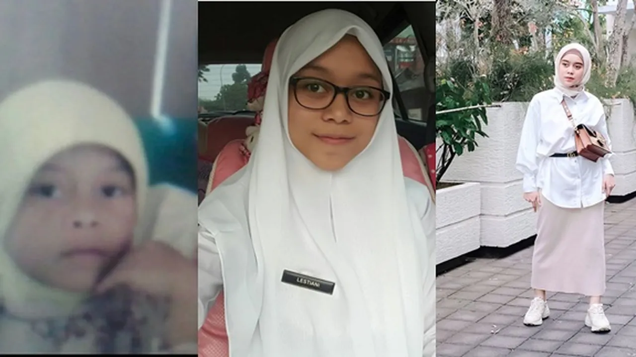 10 Potret Transformasi Lesti, Kecilnya Manis dan Polos Bergingsul - Tak Segan Perlihatkan Wajah Tanpa Makeup