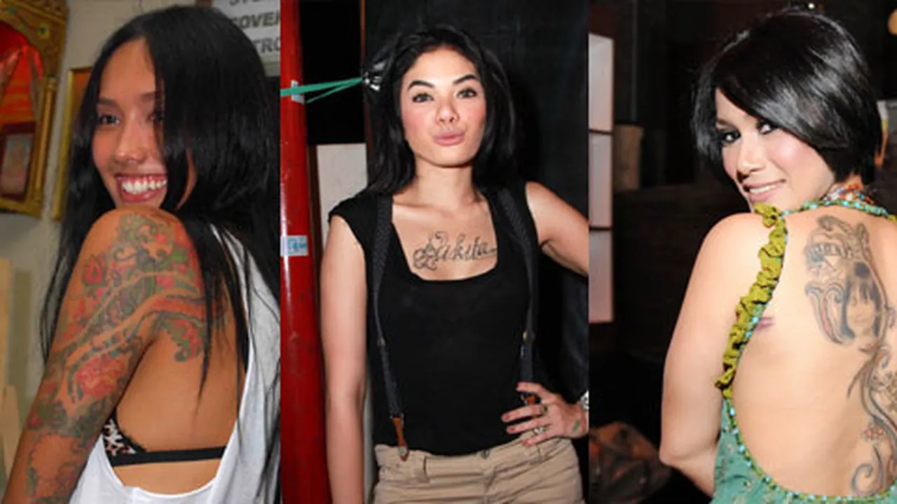 10 Selebritis Wanita Indonesia Yang Cantik, Yang Bertato