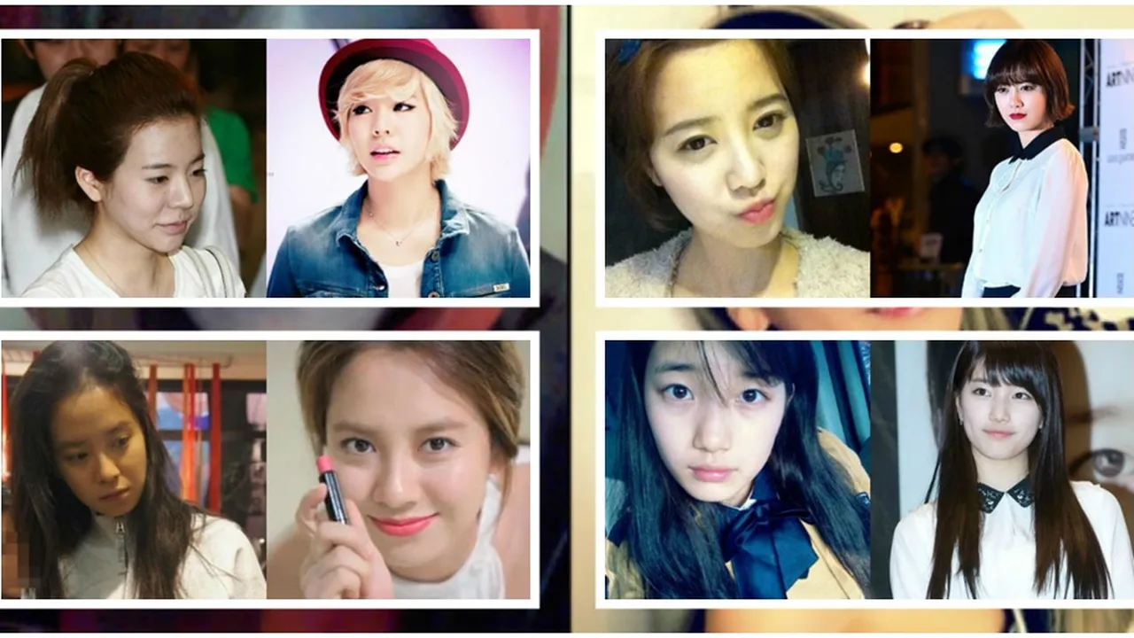 10 Wajah Selebriti Korea Tanpa Make Up, Cantik Atau Plastik?