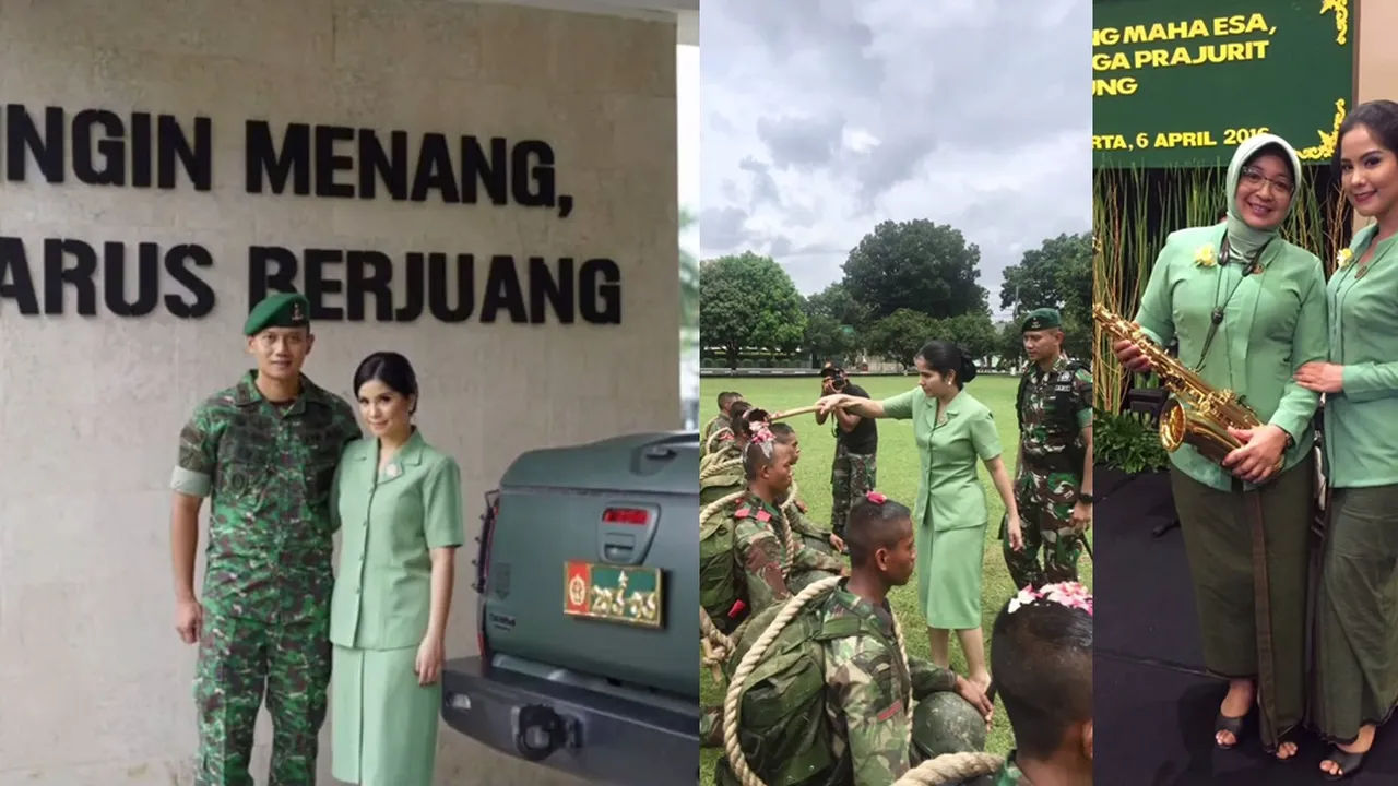 11 Potret Annisa Pohan Kenang Dirinya Jadi Ibu Persit, Cantik Berseragam