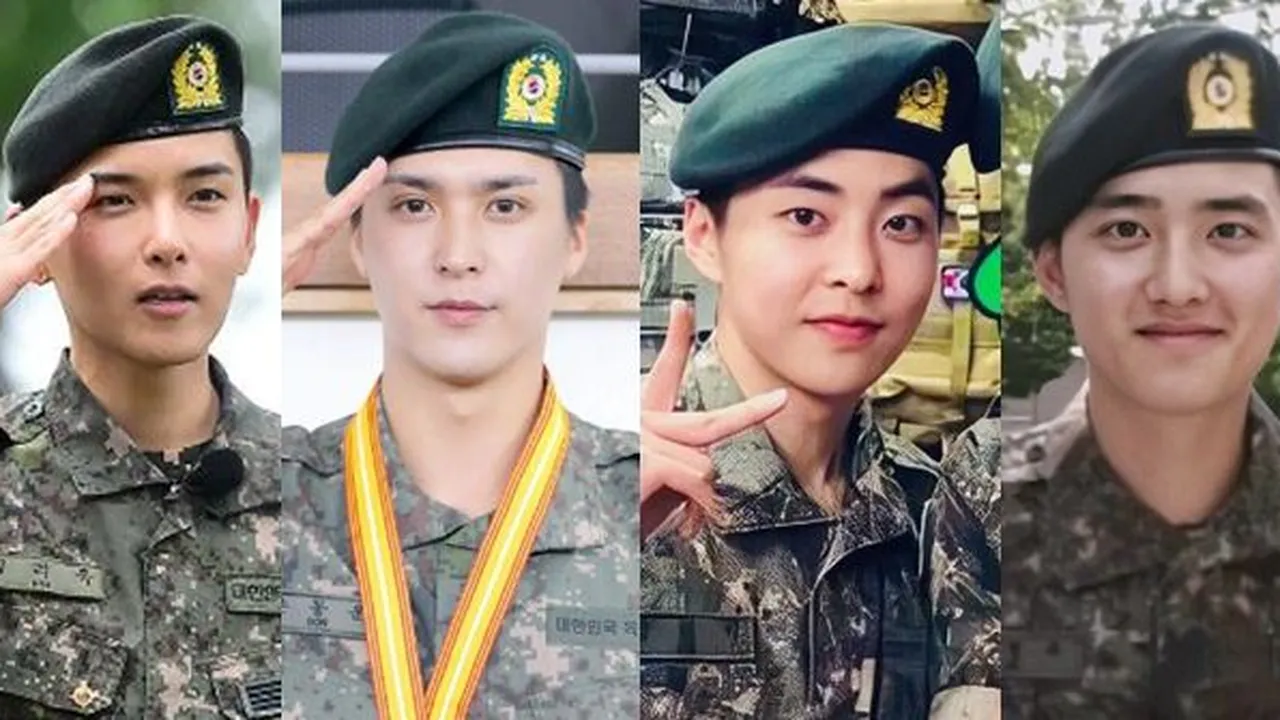12 Idola Gagah dengan Seragam Wamil, Bikin Fans Pengen Punya Suami Tentara