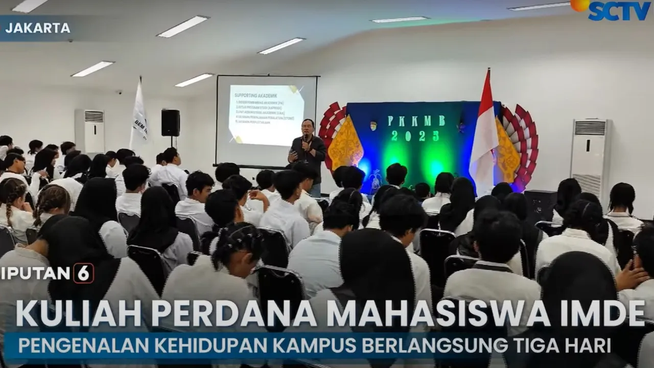 120 Mahasiswa Baru IMDE Ikut Kuliah Perdana, Rektor Pastikan Ide Tak Hanya Wacana
