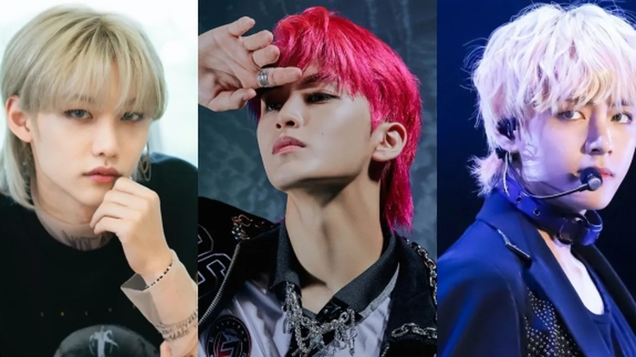 13 Idol K-Pop Cowok Ini Tampil Kece dengan Mullet Hairstyle, Ada Felix Stray Kids - V BTS