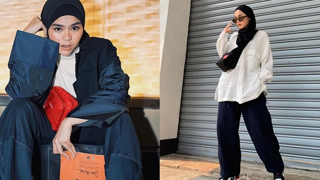 14 Inspirasi Busana Muslim ala Sivia Azizah yang Kekinian, Boyish Style - Cocok Buat Anak Muda