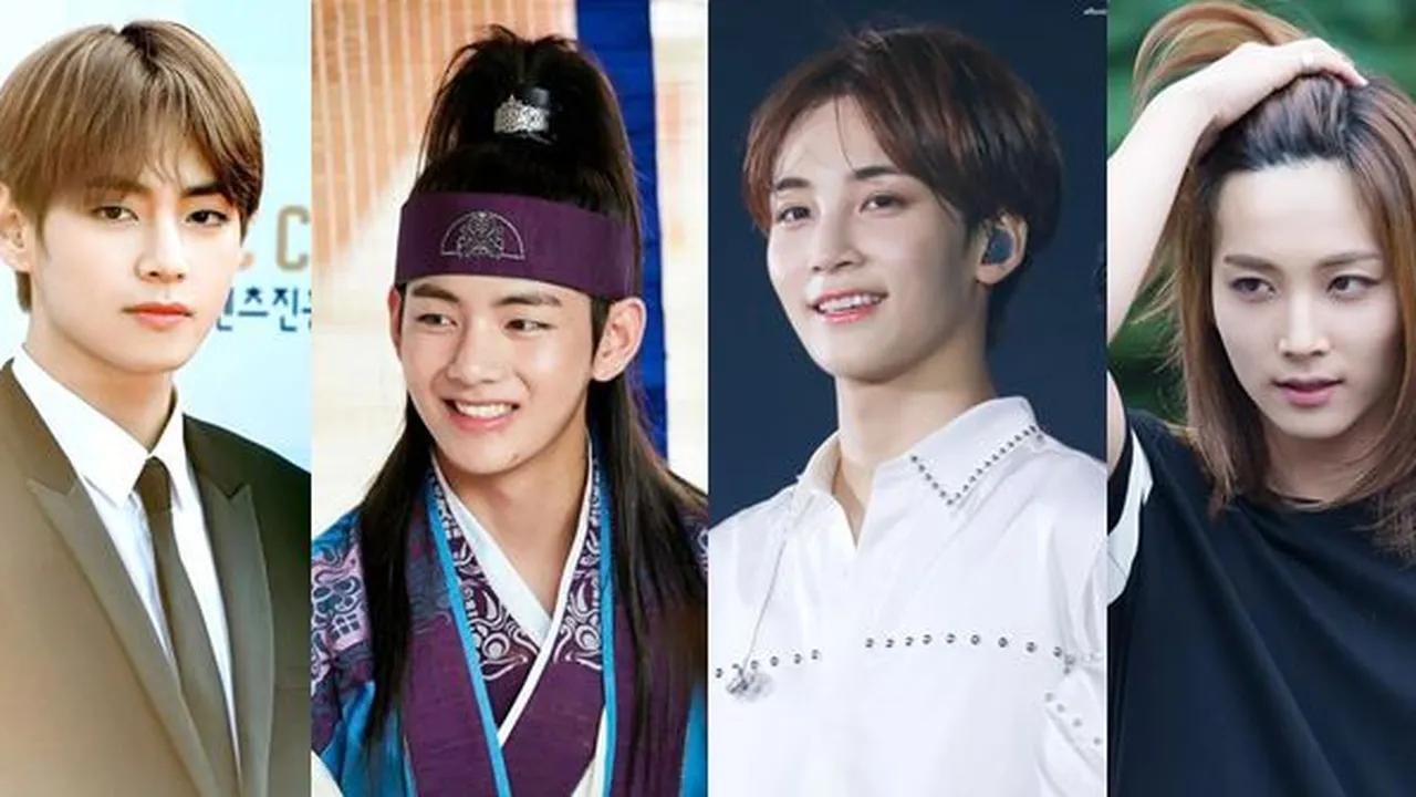 15 K-Pop Idol Cowok yang Pernah Tampil Berbeda dengan Rambut Panjang, Siapa Saja?