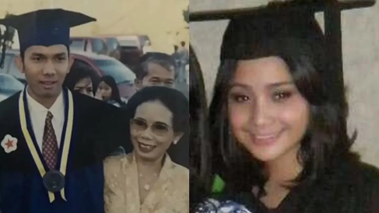 15 Foto Jadul Seleb Saat Wisuda, Kebanyakan di Kampus Ternama - Ada Cerita Rossa Buat Skripsi Penuh Perjuangan