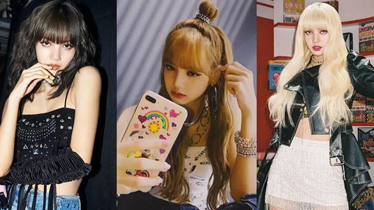16 Gaya Rambut Berbeda Lisa BLACKPINK yang Selalu Dihiasi Poni Depan!