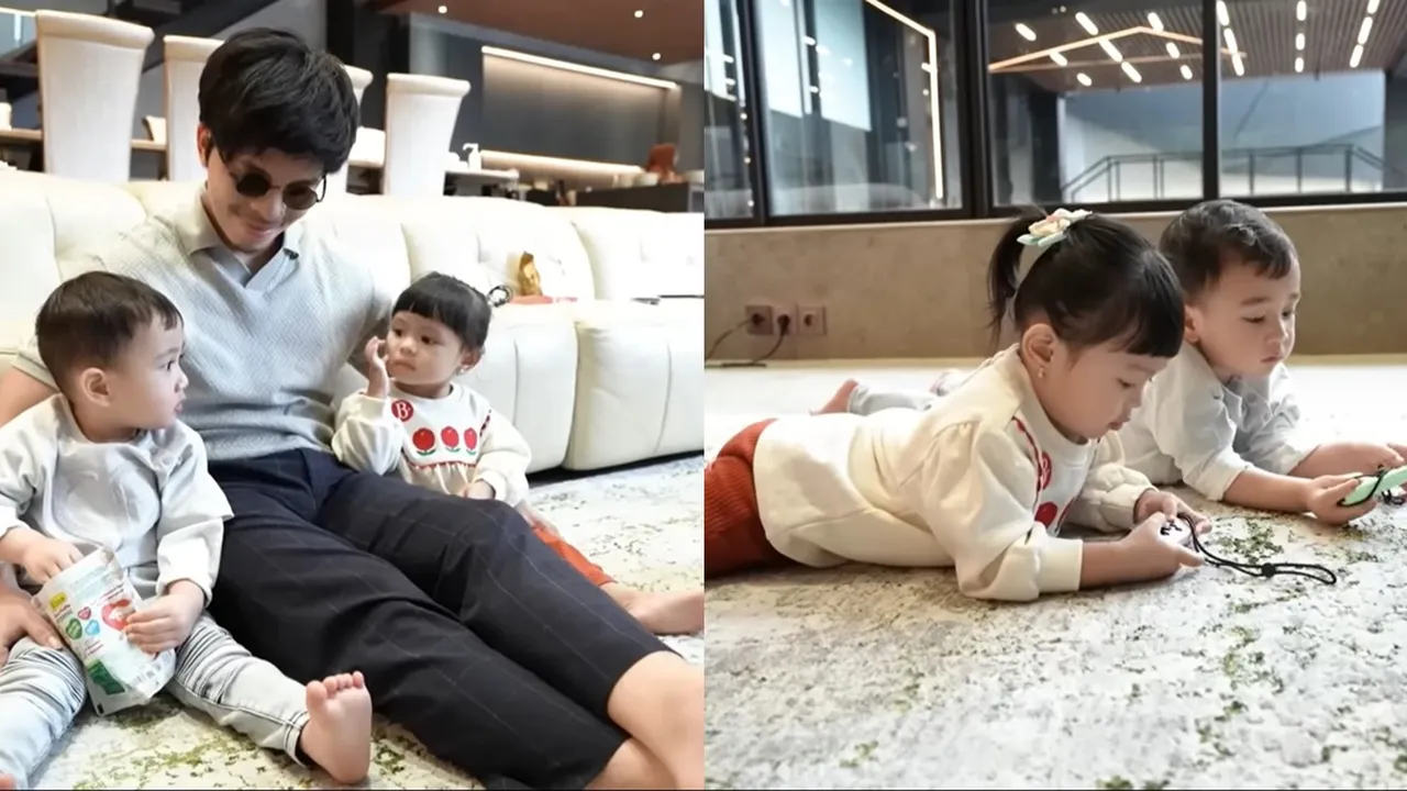 2 Anak Sultan Main Bareng, Ini Sederet Potret Kebersamaan Rayyanza dan Ameena yang Bikin Gemas