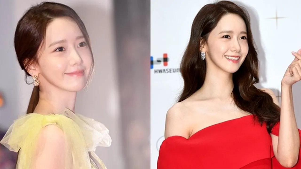 2 Gaya Yoona SNSD Bak Princess di Ajang Penghargaan Film, Kamu Pilih yang Mana?
