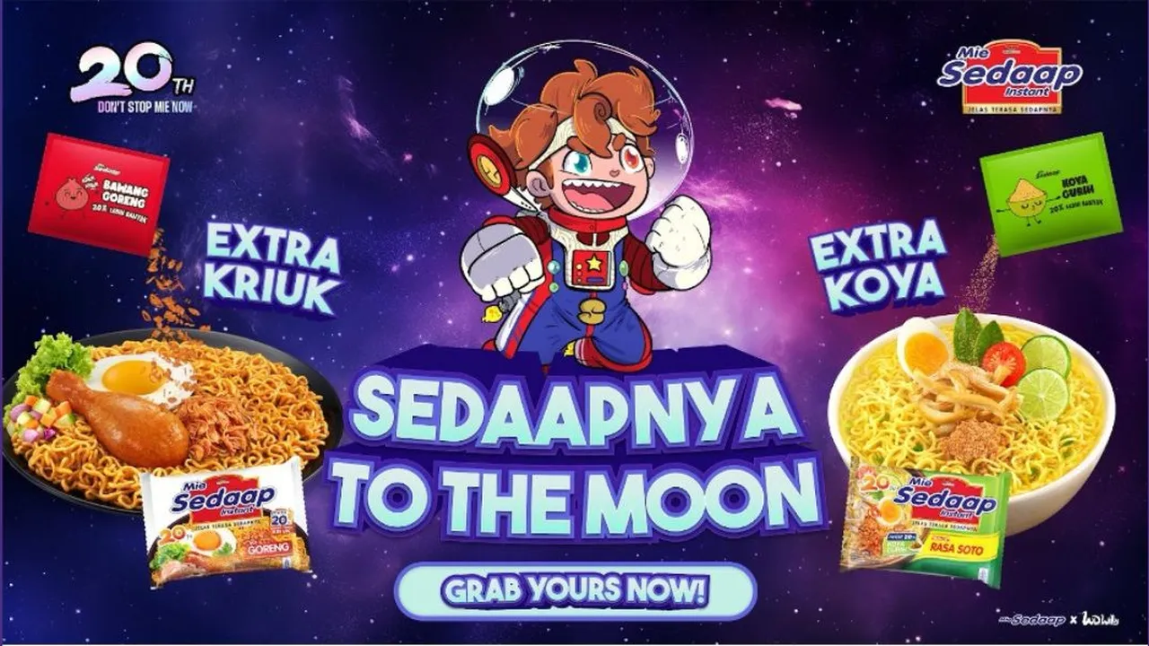 20 Tahun Mie Sedaap Hadirkan Extra Topping 20% untuk Varian Goreng dan Soto, Sedaapnya Favorit Semua! 20 Tahun Mie Sedaap Hadirkan Extra Topping 20% untuk Varian Goreng dan Soto, Sedaapnya Favorit Semua!