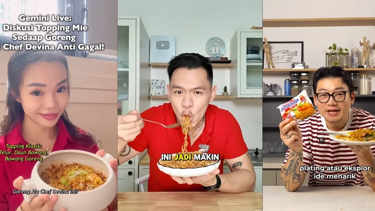 3 Pemenang MasterChef Ini Recook Mie Sedap Goreng Hasil Kolaborasi dengan Chef Devina Lho! 3 Pemenang MasterChef Ini Recook Mie Sedap Goreng Hasil Kolaborasi dengan Chef Devina Lho!