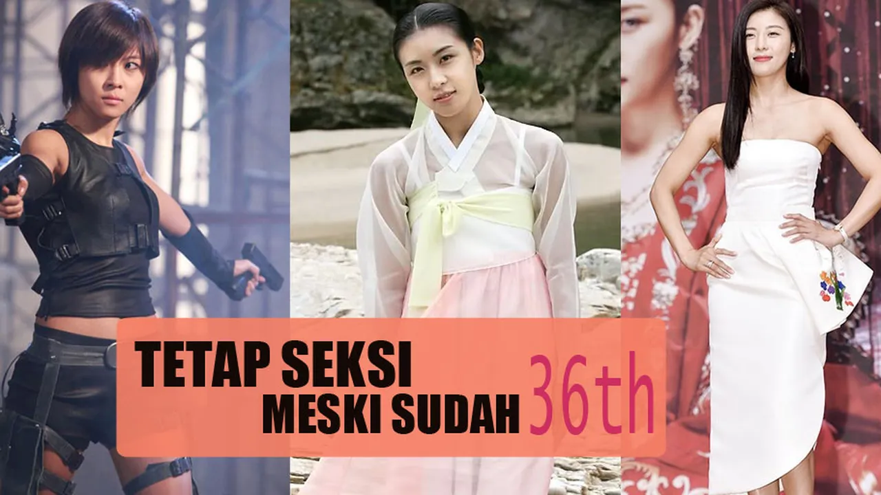 36 Tahun, Ha Ji Won Tetap Cantik dan Semakin Seksi!