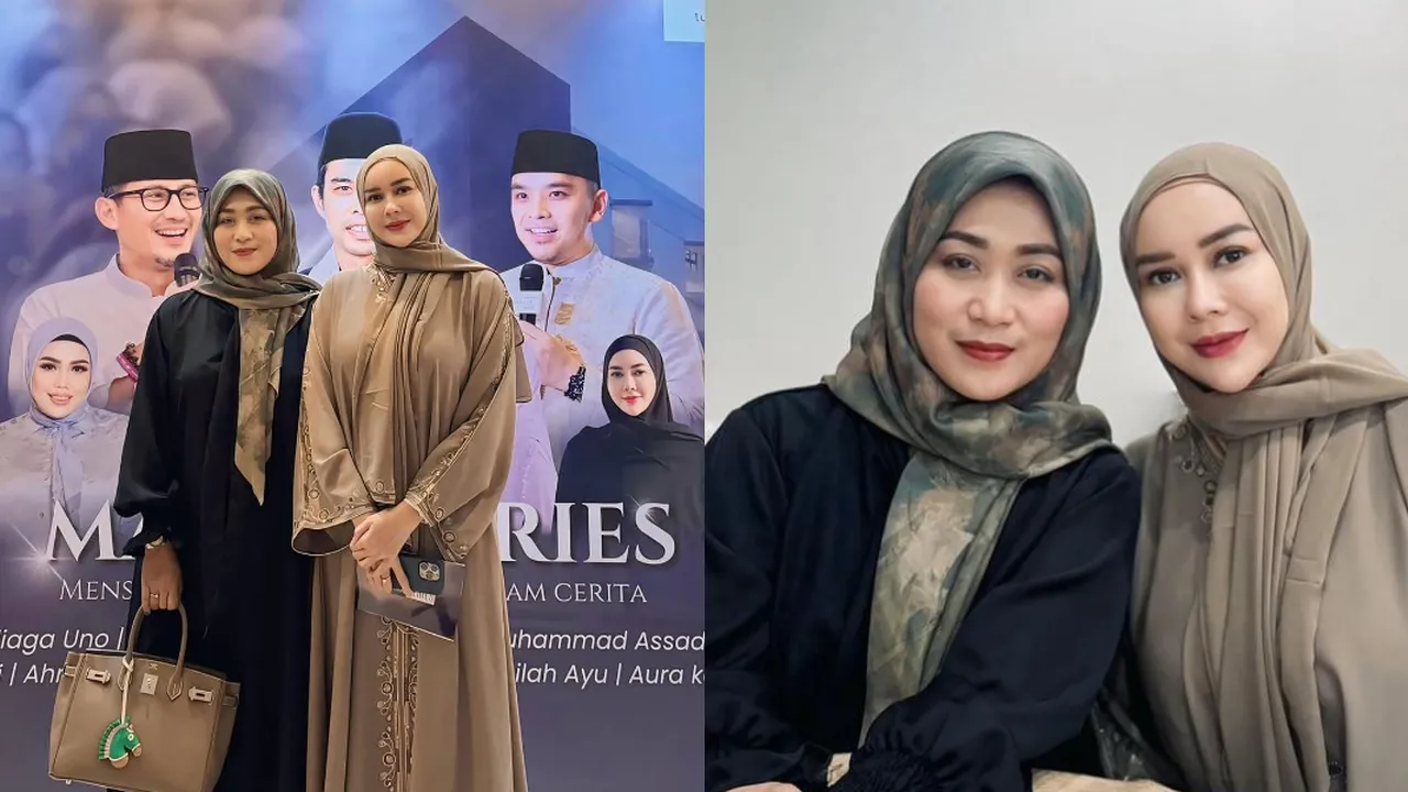 4 Potret Aura Kasih Tampil Berhijab saat Hadiri Acara Kajian, Dipuji Cantik dan Didoakan Istiqomah