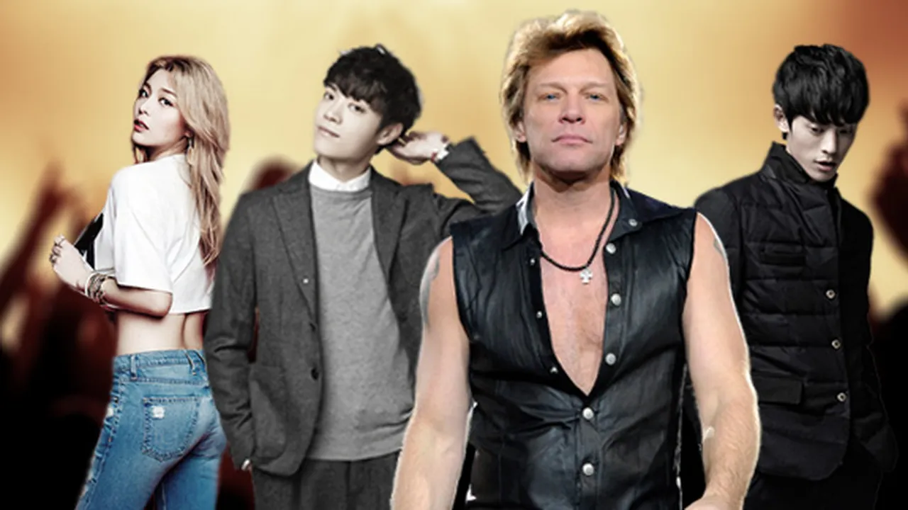5 Bintang K-Pop Yang 'Pas' Tampil Bareng Bon Jovi