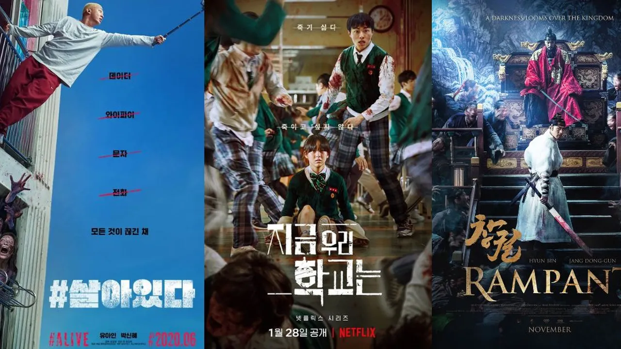 5 Film Zombie Korea yang Terkenal Sangat Seram, Bahkan sampai Viral di Media Sosial