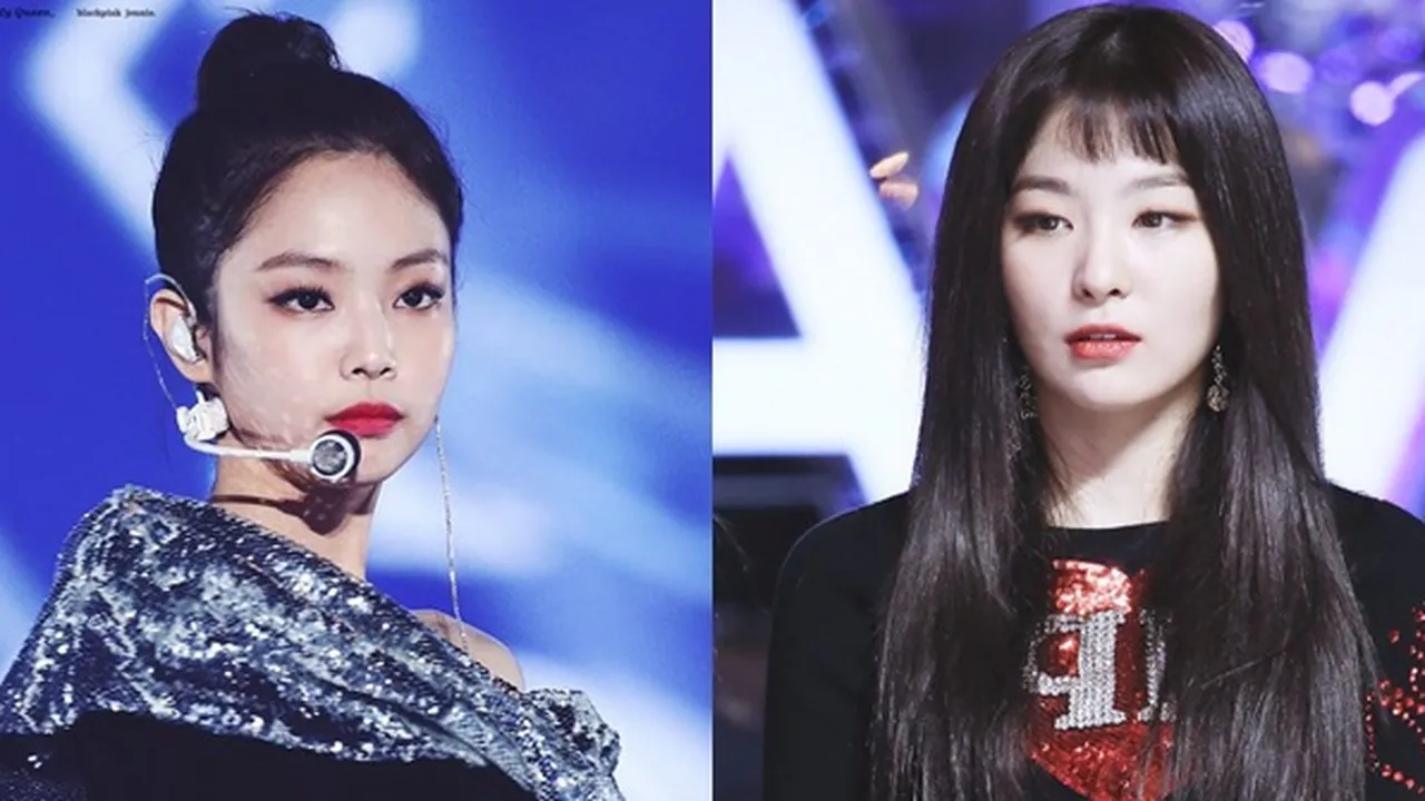 5 K-Pop Idol Cantik Dengan Mata Bak Kucing, Jennie BLACKPINK - Seulgi Red Velvet