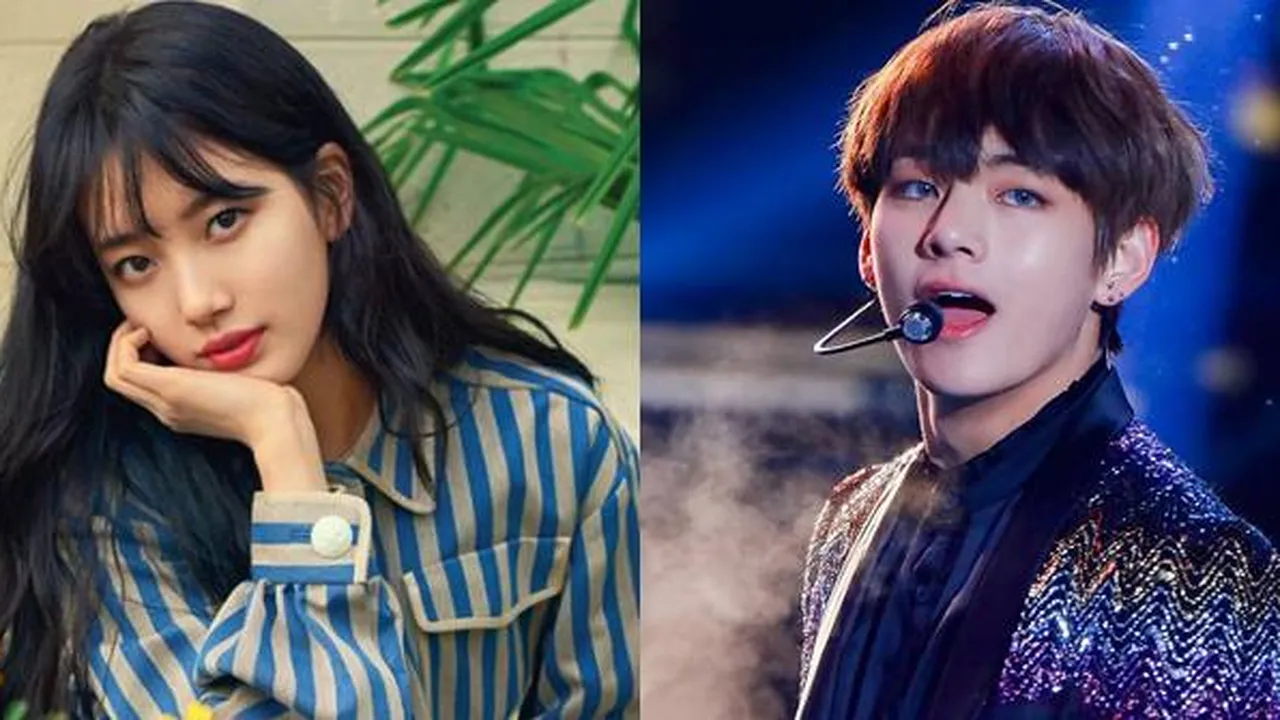 5 K-Pop Idol yang Berhasil Debut Karena Ikut Teman Audisi, Bae Suzy - V BTS