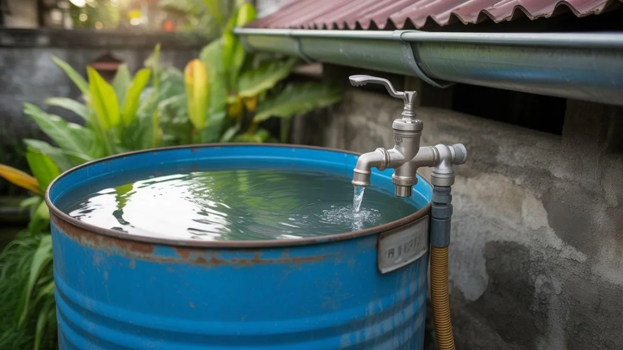 5 Langkah Sulap Drum Bekas Jadi Penampung Air Hujan dan Hemat Tagihan PDAM