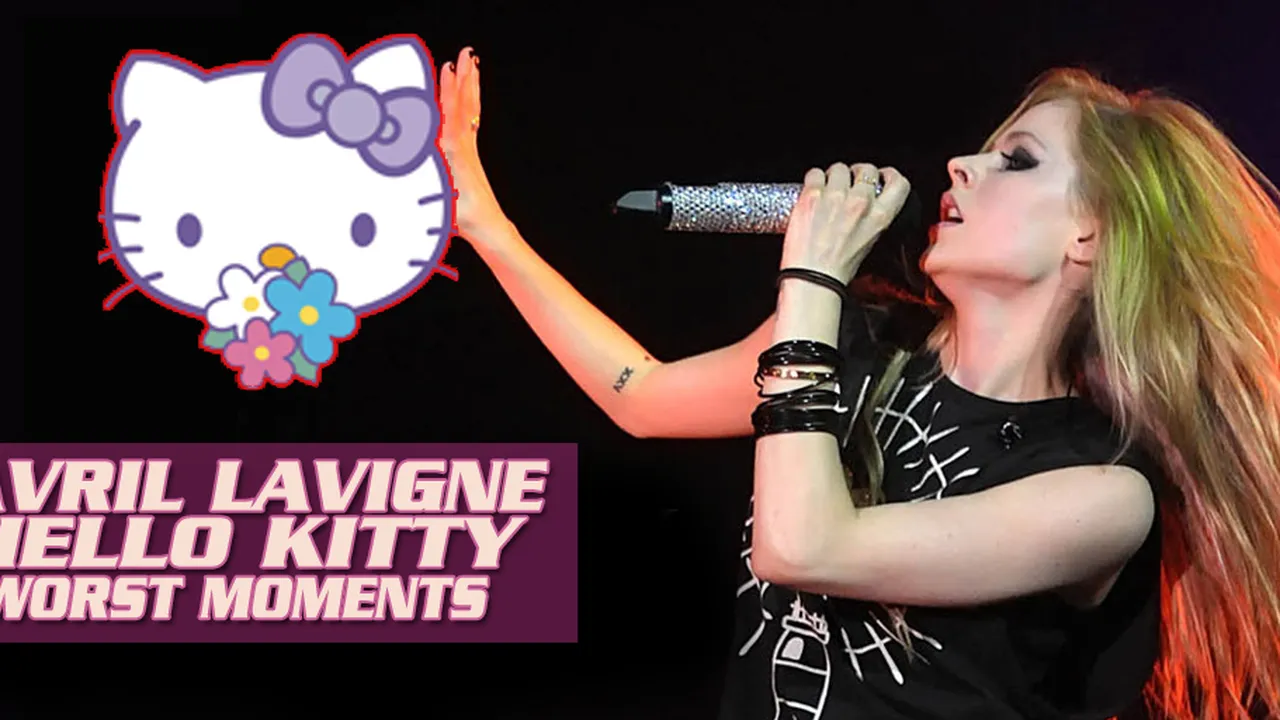 5 Momen Terburuk Avril Lavigne di Klip 'Hello Kitty'