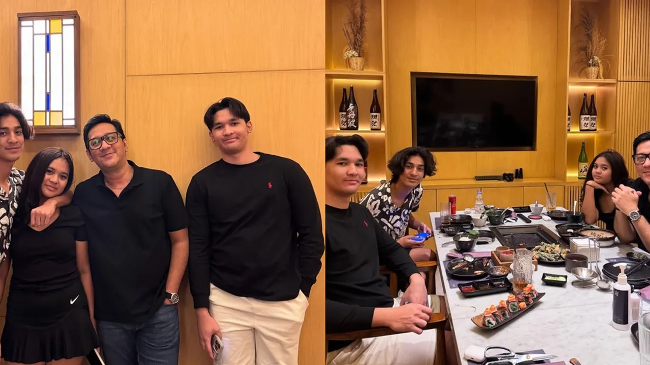 5 Potret Seru Andre Taulany dan Anak-Anaknya yang Semakin Besar dan Dewasa