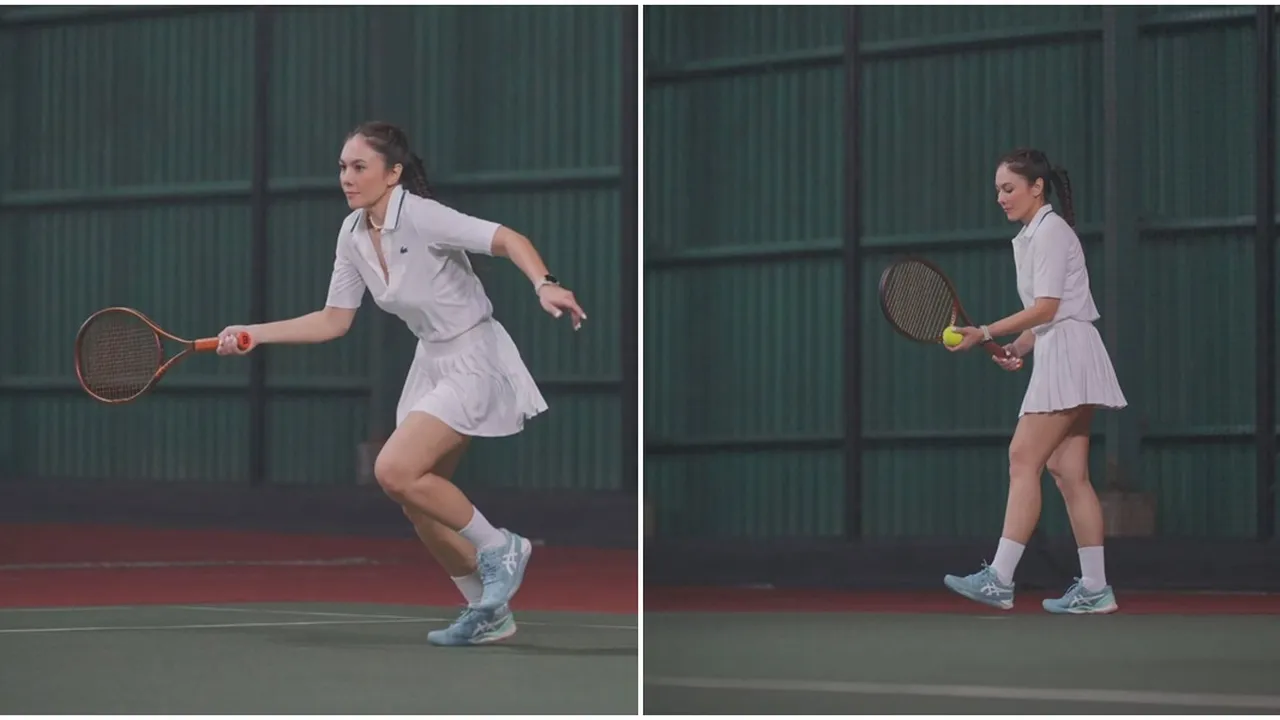 5 Potret Wulan Guritno Main Tenis Rahasia Body Goals yang Bikin Netizen Kagum