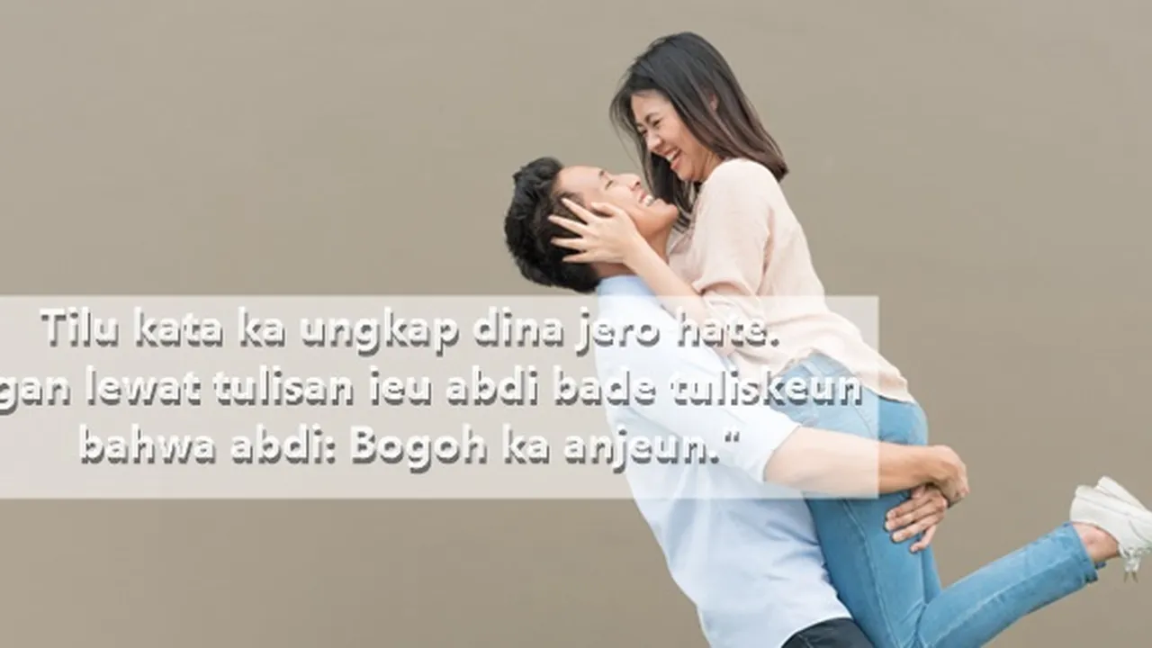 50 Kata-Kata Romantis Bahasa Sunda Buat Kekasih, Ungkapan Cinta Paling Menyentuh