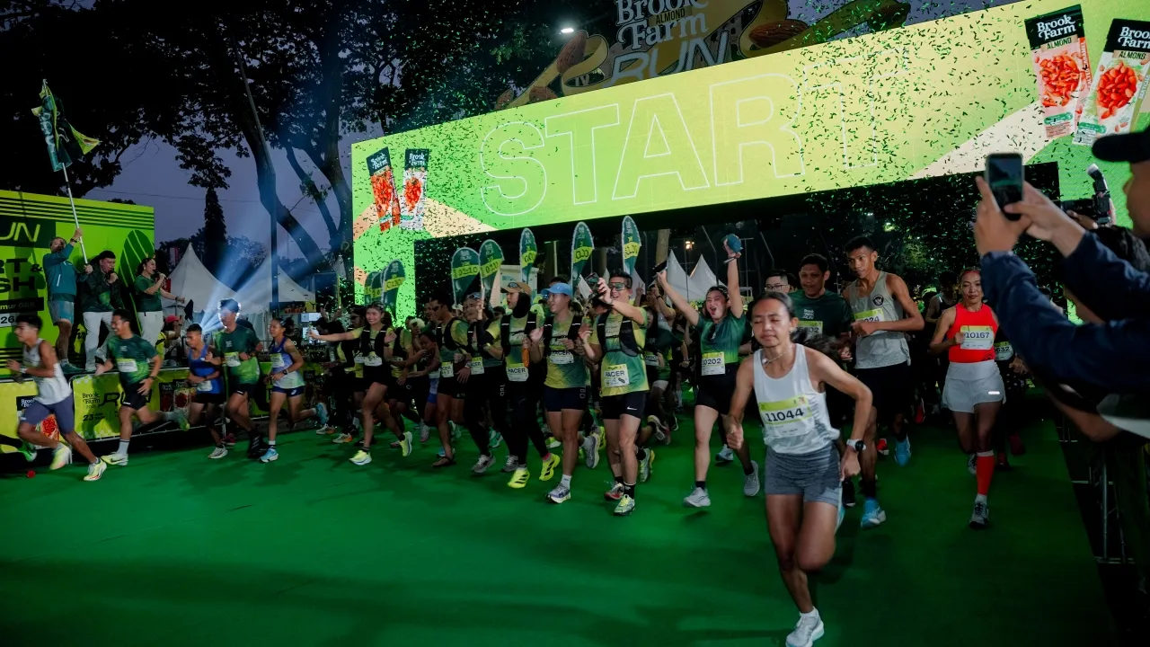 5.000 Pelari Serbu BrookFarm Almond Run 2026, DJ Garry Ang dan RAN Bikin Suasana Makin Seru!