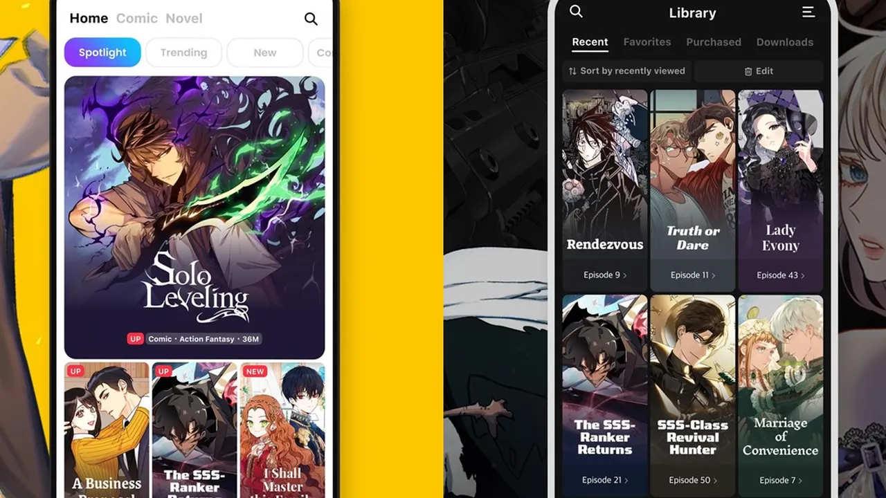6 Aplikasi Baca Komik Manhwa Secara Legal yang Gratis dan Paling Populer