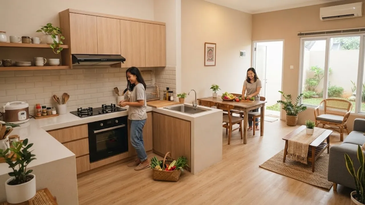 6 Cara Menata Dapur Open Space di Rumah KPR yang Baru Ditempati, Pakai Prinsip Fengshui Ini 6 Cara Menata Dapur Open Space di Rumah KPR yang Baru Ditempati, Pakai Prinsip Fengshui Ini