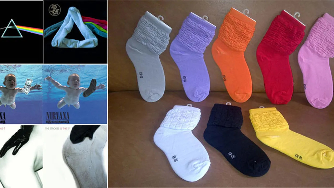 6 Cover Album Yang Dikreasi Ulang Dengan Kaos Kaki