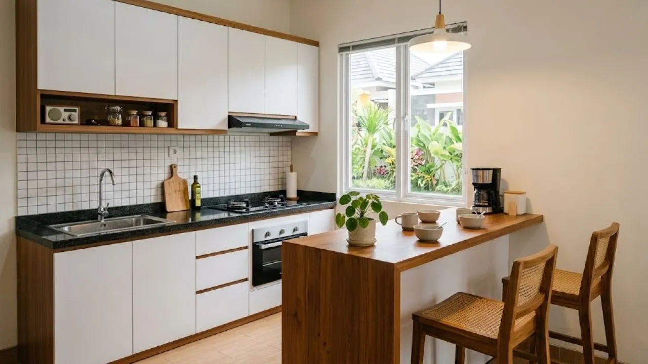 6 Desain Dapur Minimalis untuk Pasangan Baru Menikah, Nyaman dan Fungsional