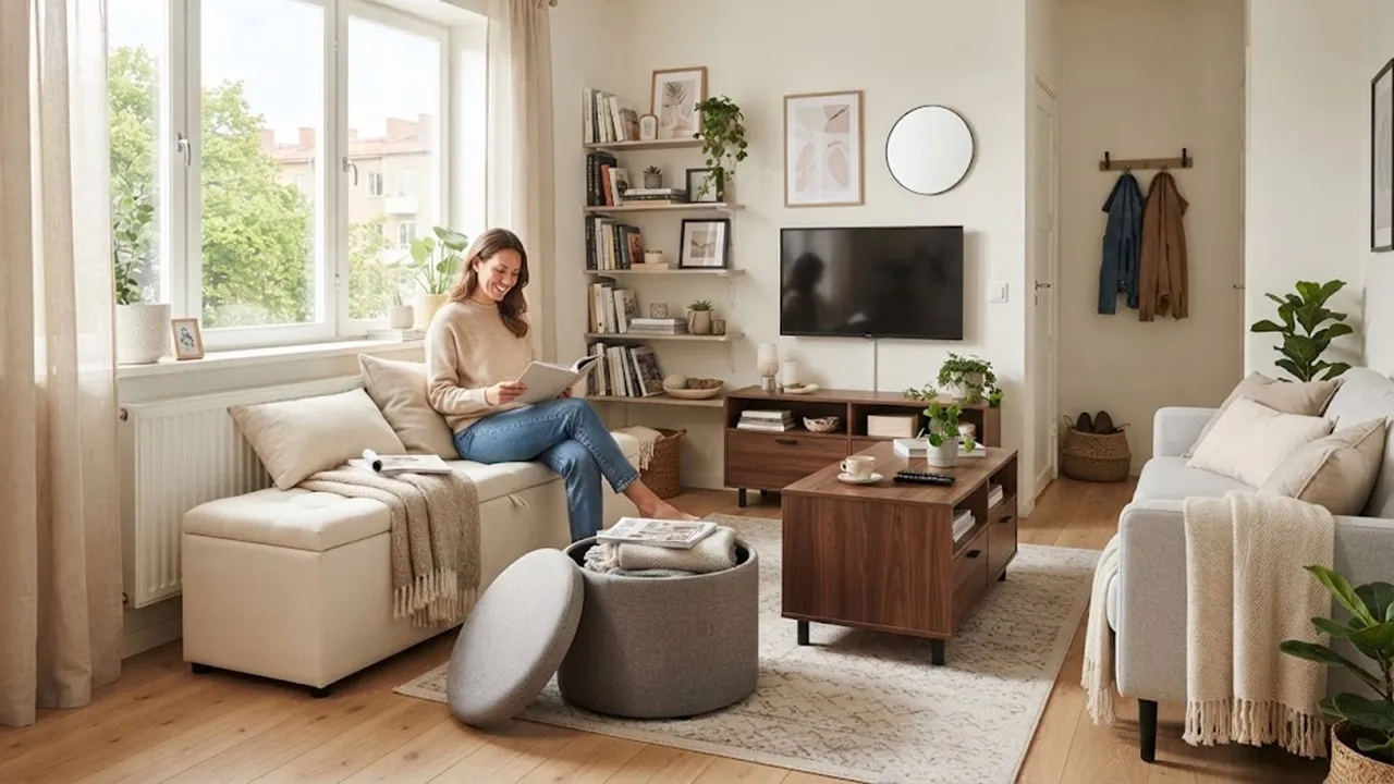 6 Furniture Multifungsi untuk Rumah Kecil, Bikin Ruangan Rapi Tanpa Banyak Perabot